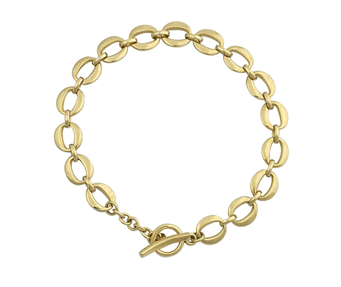 9ct Yellow Gold Fancy Bracelet (9)