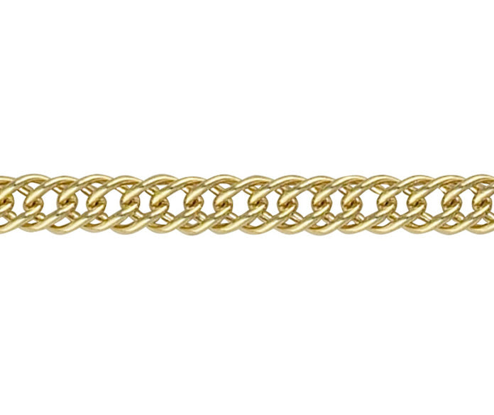 9ct Gold 6.86mm French Curb Bracelet (s1)
