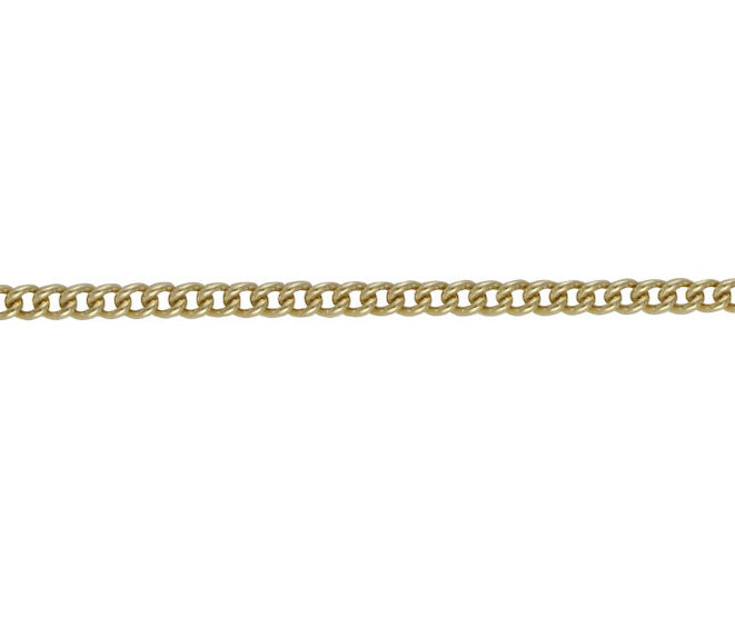 9ct Gold 2.88mm Curb Chain (s32)