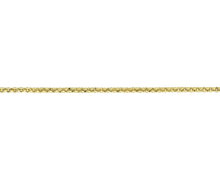 9ct Gold 1.53mm Belcher Chain (sbbc)