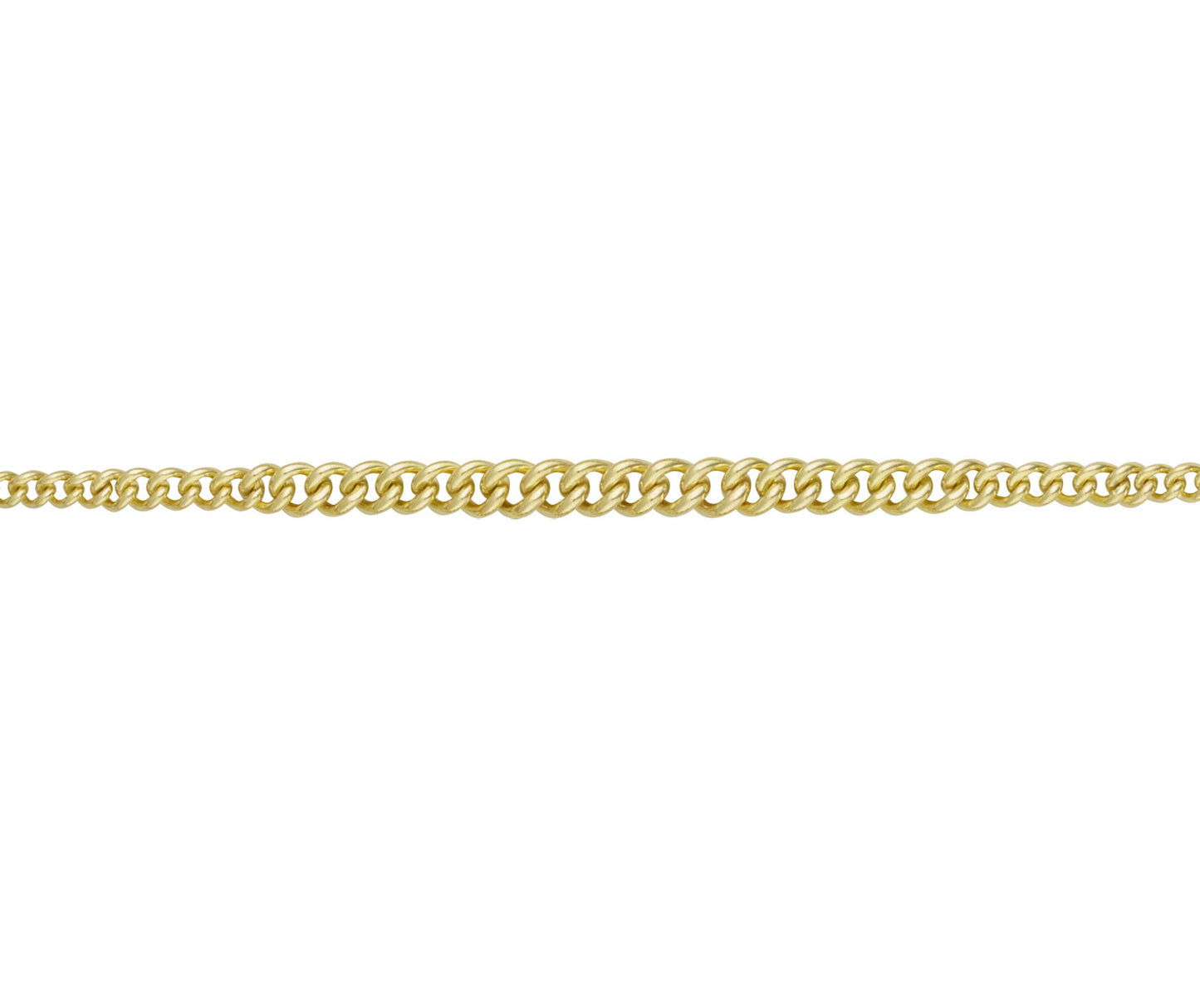 9ct Gold 7.51mm Graduated Curb Bracelet (s2)