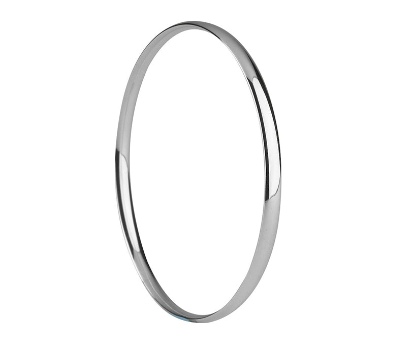 9ct White Gold Bangle (c1)