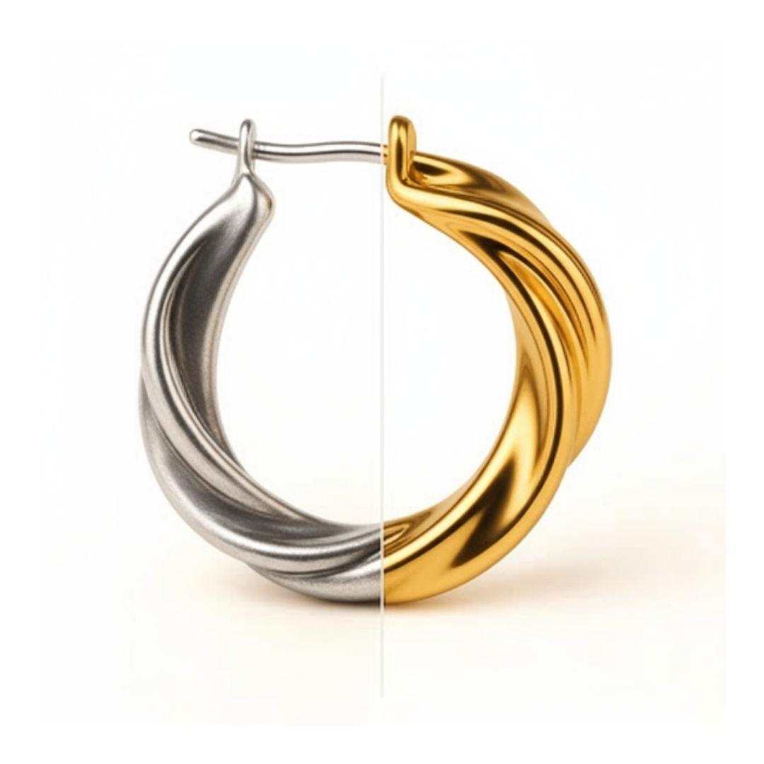 Plating Earrings – Love for Jewellery