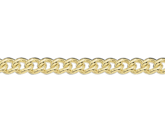 9ct Gold 5.54mm Curb Chain (s627)